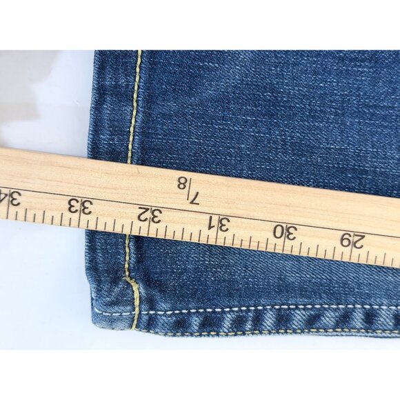 Cowgirl Tuff Co. Don't Fence Me In Bootcut Jeans Womens Size 29L Blue Denim Wes - Picture 11 of 13